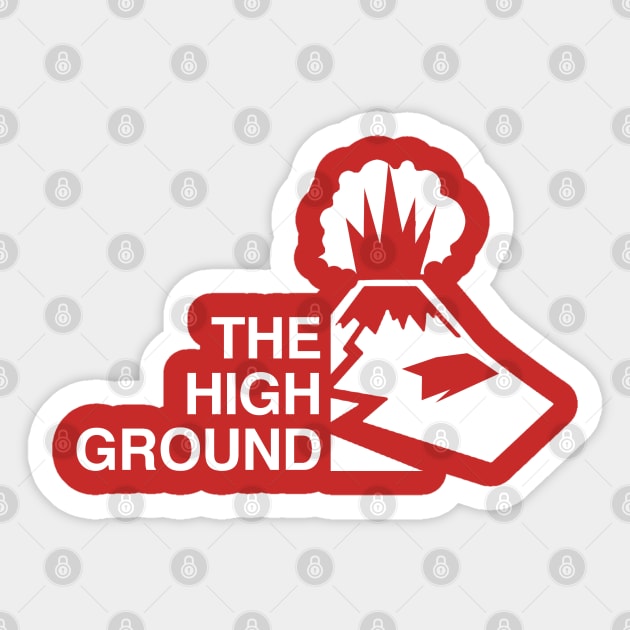 The High Ground NF Sticker by PopCultureShirts